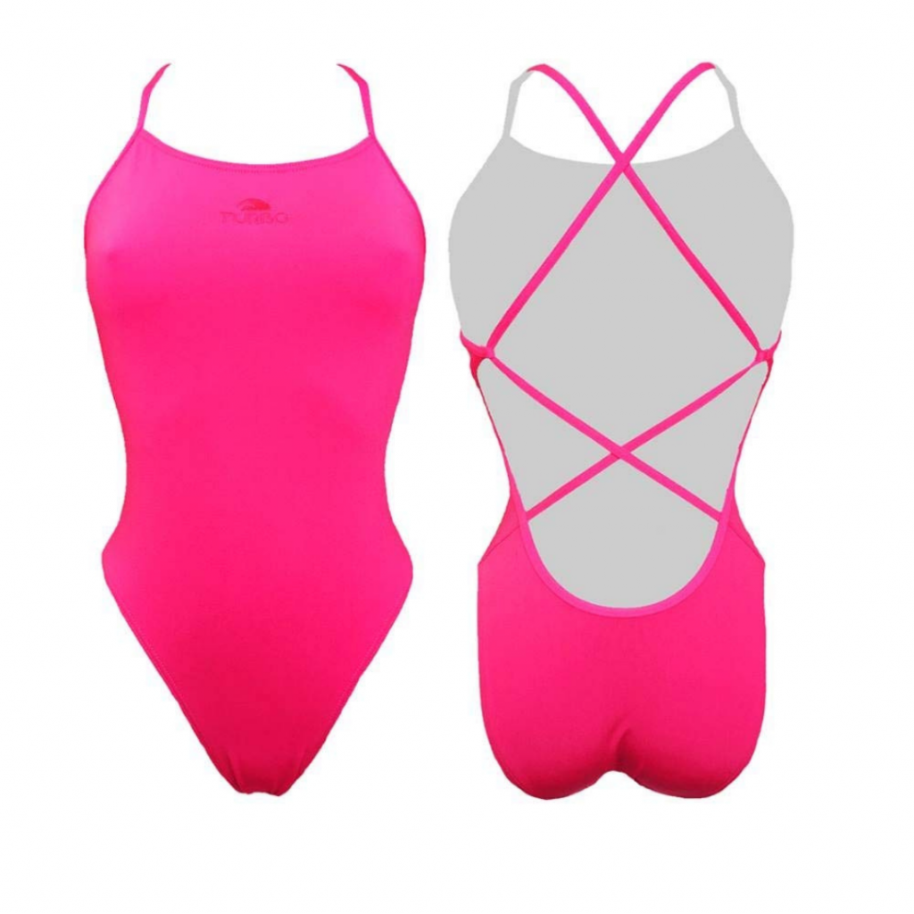 Bañador Turbo de Mujer Sirene Rosa - Bañador de Natación